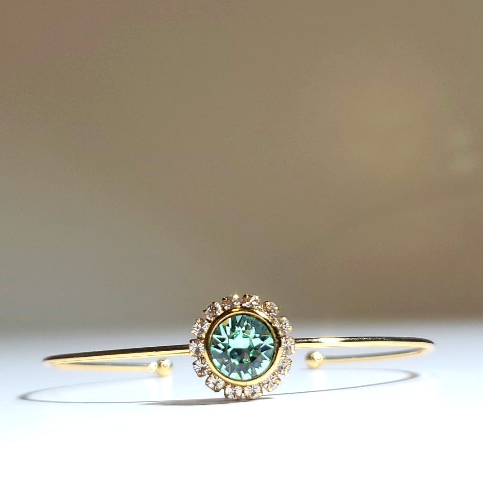 Ted Baker London Green Swarovski Crystal Sappelle Daisy Lace Ultra Fine 40$